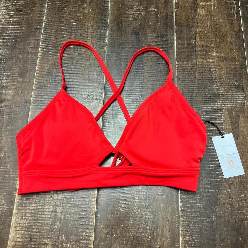 Shade & Shore Bikini Top with peekaboo detail